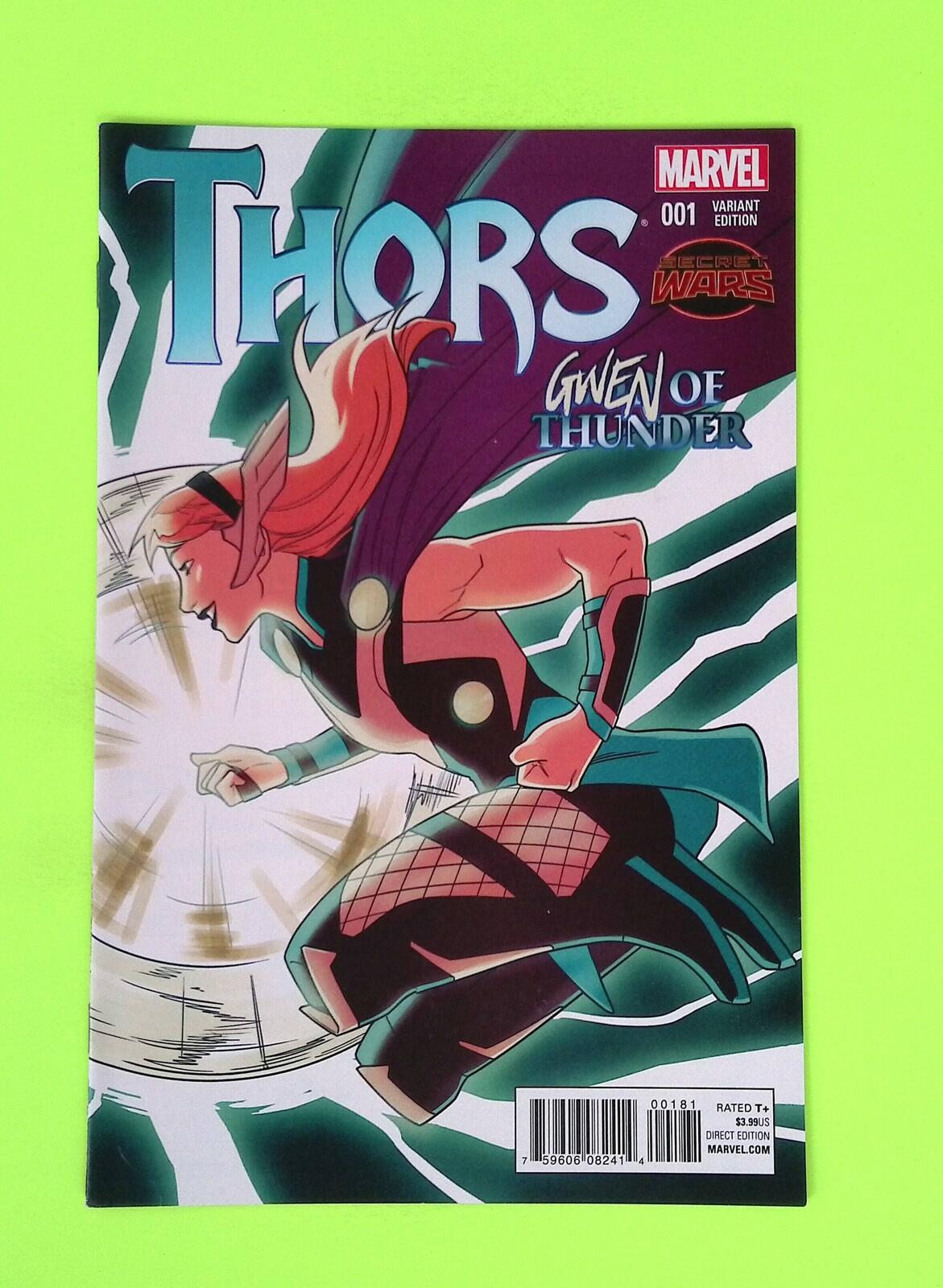 Thors #1g 2015 Marvel Comics Variant 8.0 Comic Book M87-173