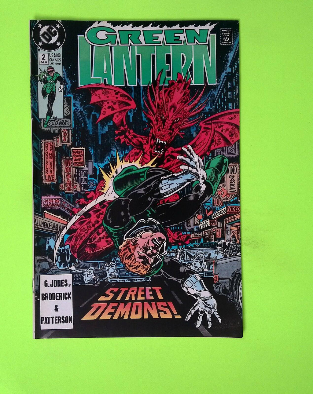 Green Lantern #2 Vol. 3 1990 DC Comics Higher Grade Comic Book Q100-125