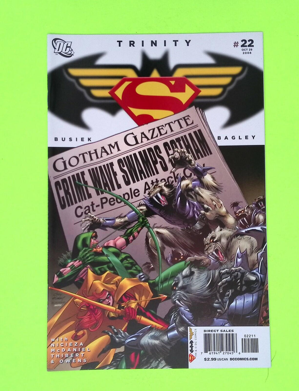 Trinity #22 Vol. 1 2008 DC Comics High Grade Comic Book R45-198