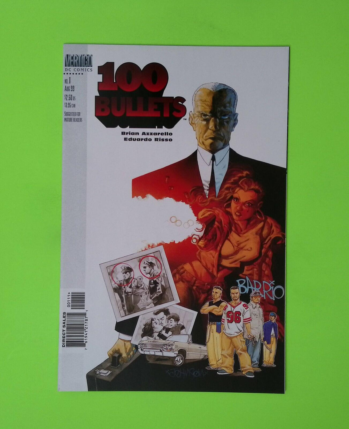 100 Bullets #1 1999 Vertigo 1st App High Grade Comic Book B49-172