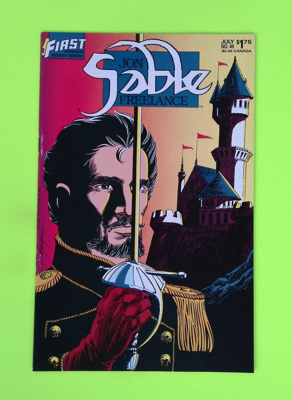 Jon Sable, Freelance #49 1987 First Comics 8.0 Comic Book M87-101