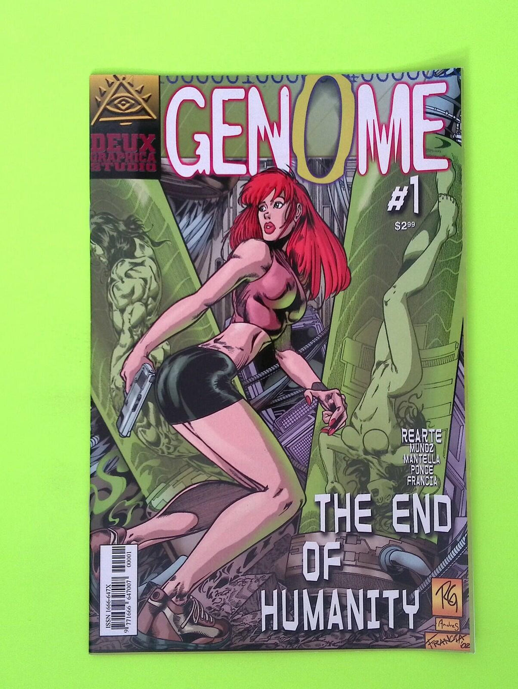 Genome #1b Deux Graphica Studio Variant 8.0 Comic Book W204-79