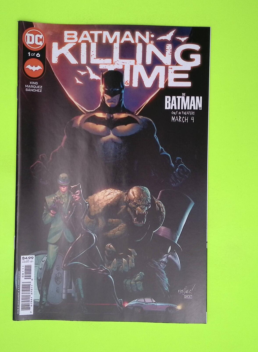 Batman Killing Time #1 2022 DC Comics High Grade Comic Book K26-18