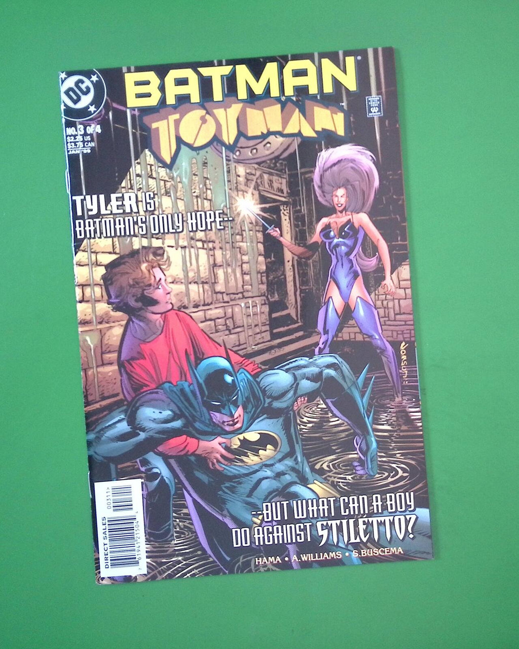 BATMAN: TOYMAN #3 MINI HIGH GRADE DC COMIC BOOK TS79-147