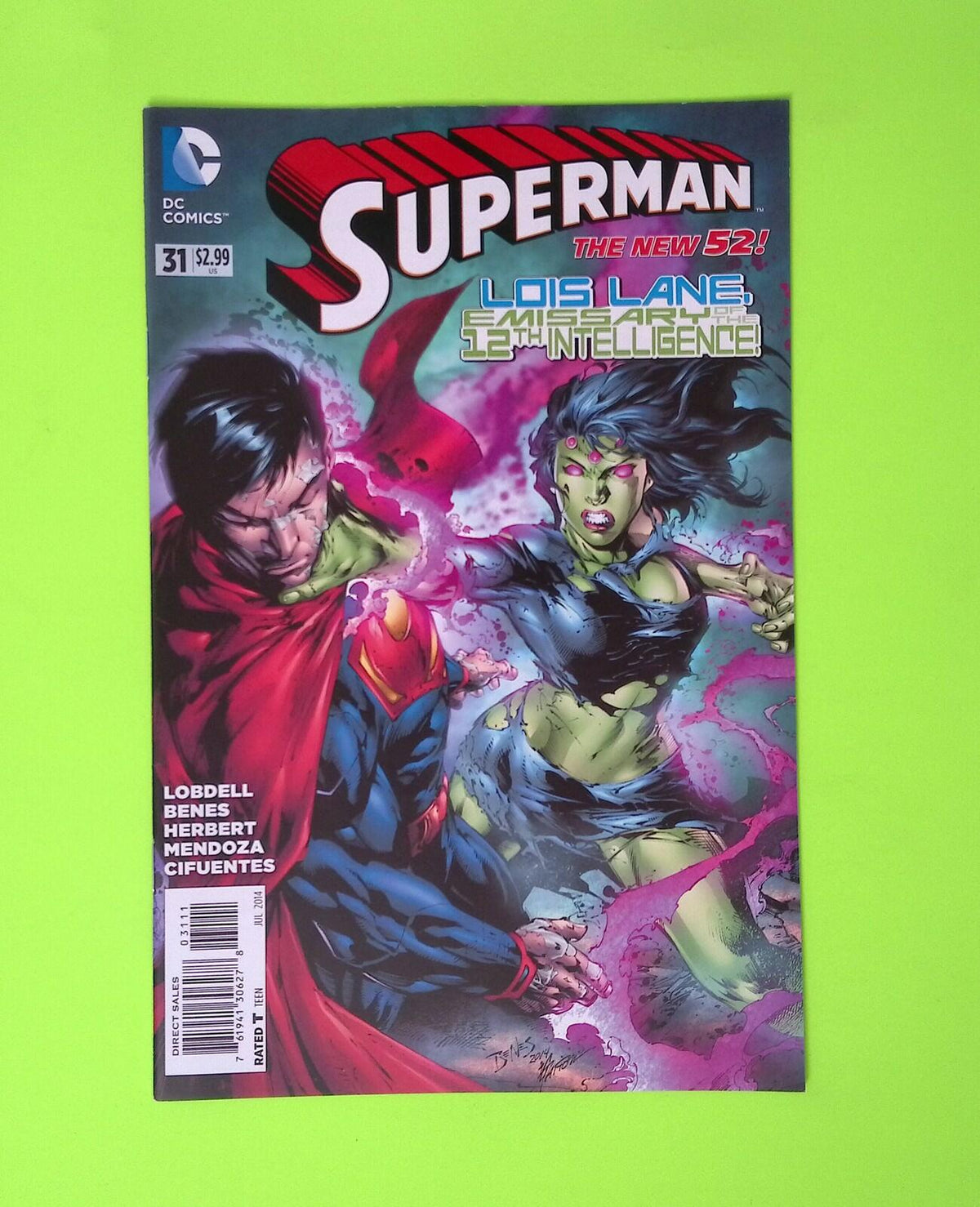 Superman #31 Vol. 3 2014 DC Comics High Grade Comic Book X258-248