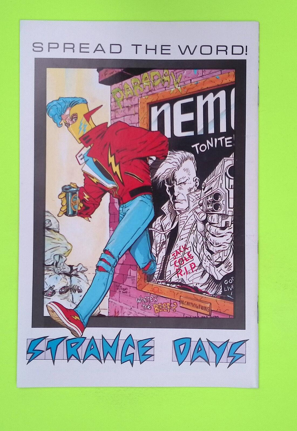Strange Days #1 1984 Eclipse Comics Mid Grade Comic Book V99-12