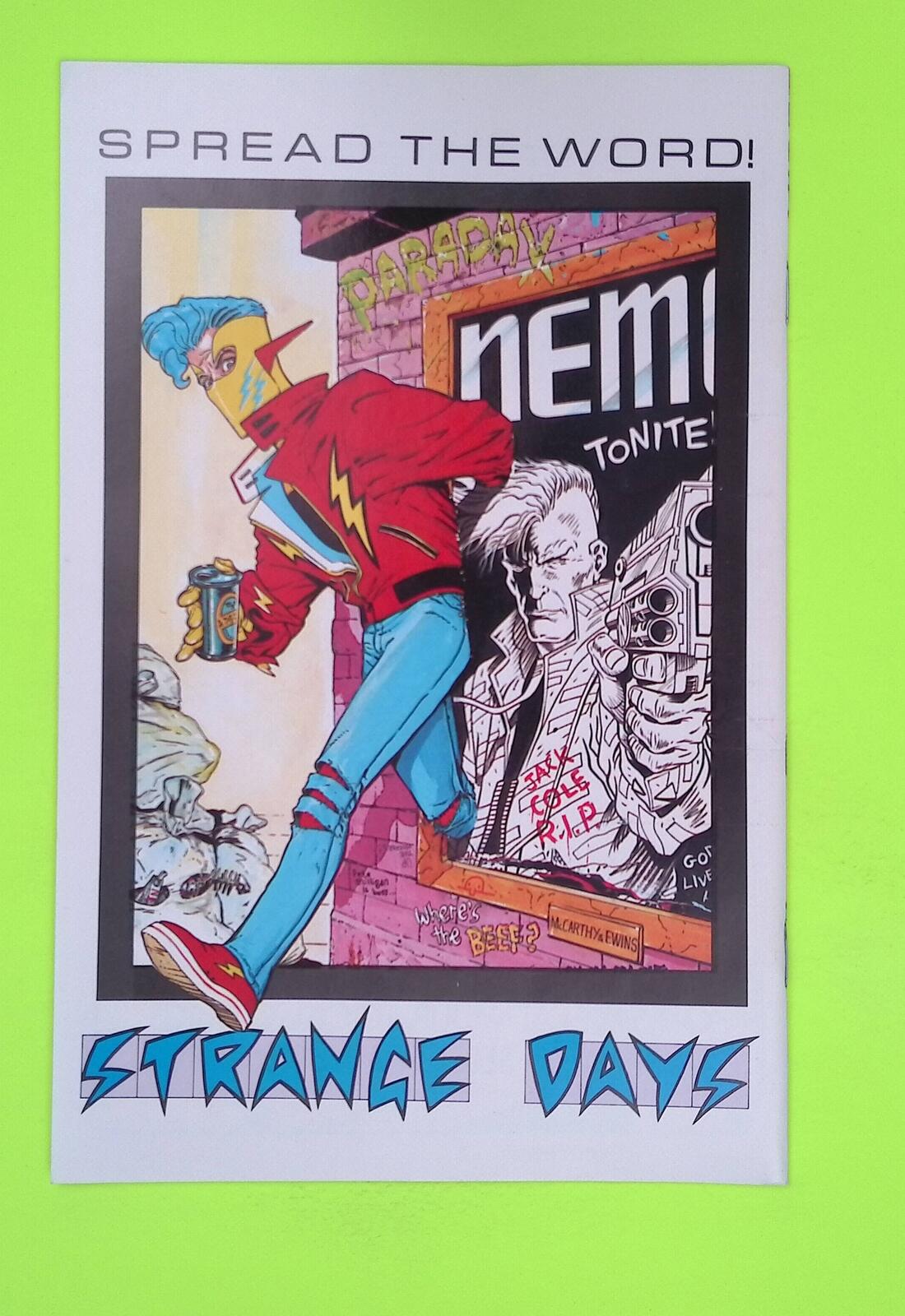 Strange Days #1 1984 Eclipse Comics Mid Grade Comic Book V99-12