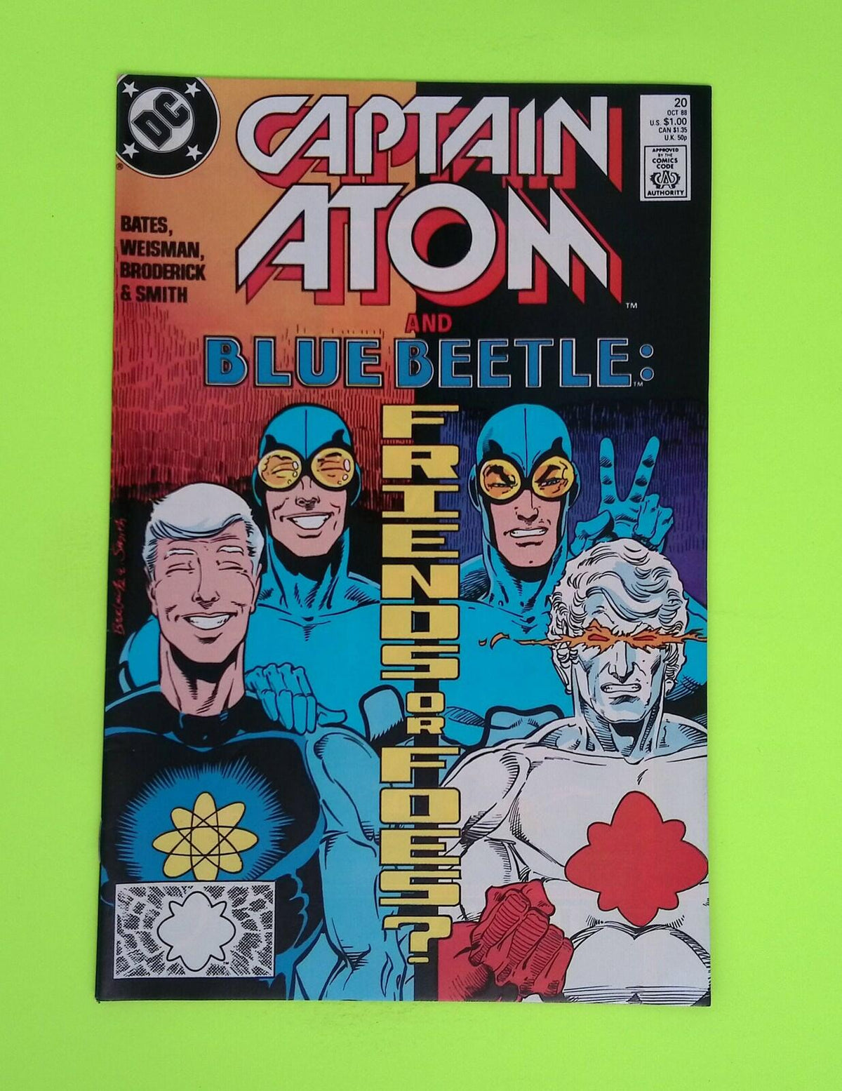 Captain Atom #20 Vol. 3 1988 DC Comics 7.0 Comic Book M49-57