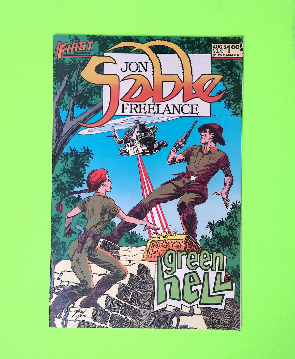 Jon Sable, Freelance #15 1984 First Comics High Grade Comic Book B26-104