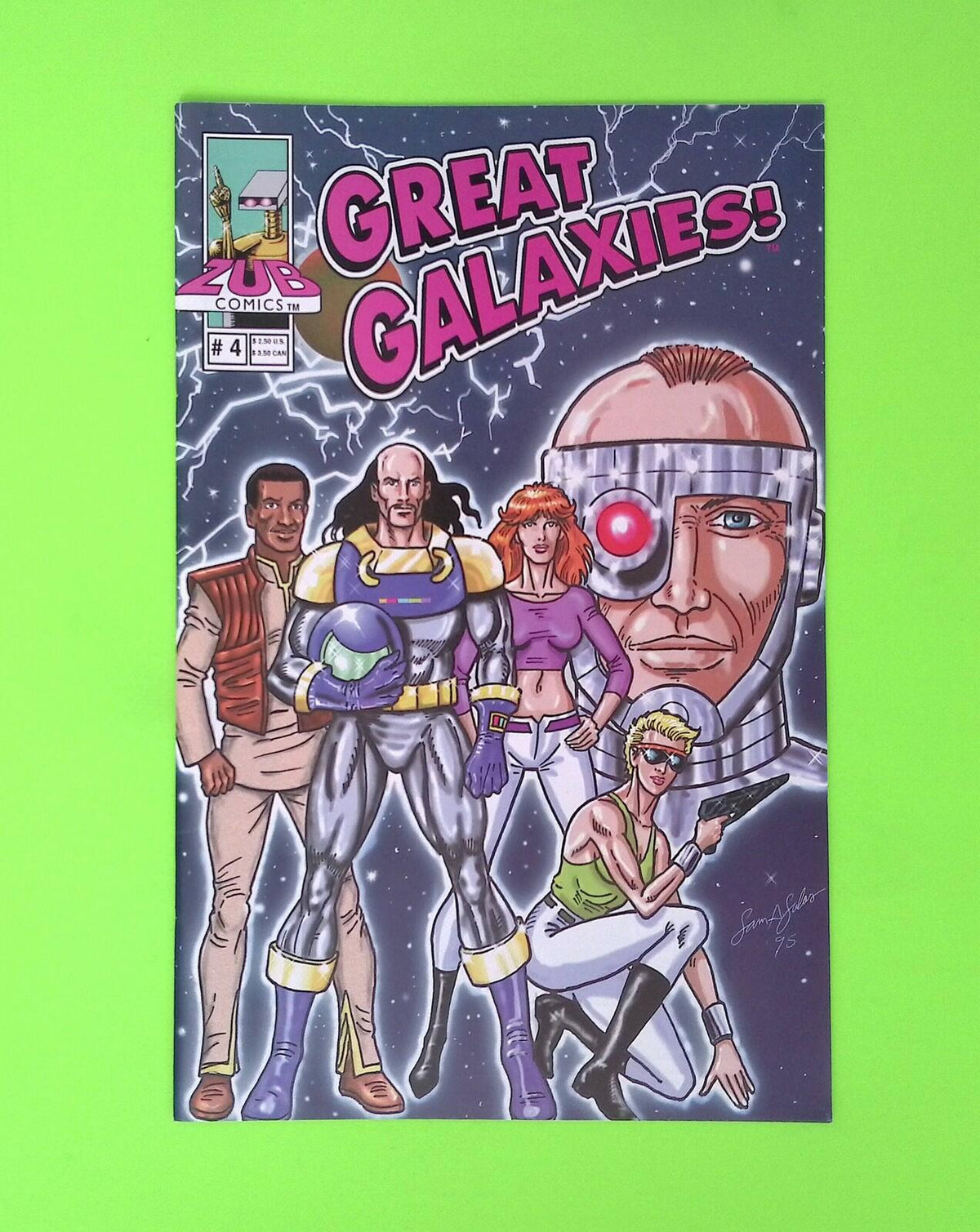 Great Galaxies #4 Zub Comics High Grade Comic Book B87-121