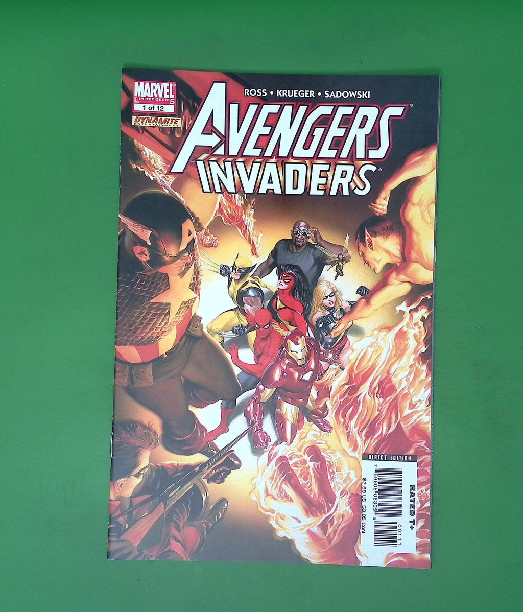 AVENGERS/INVADERS #1 HIGH GRADE MARVEL COMIC BOOK H56-157