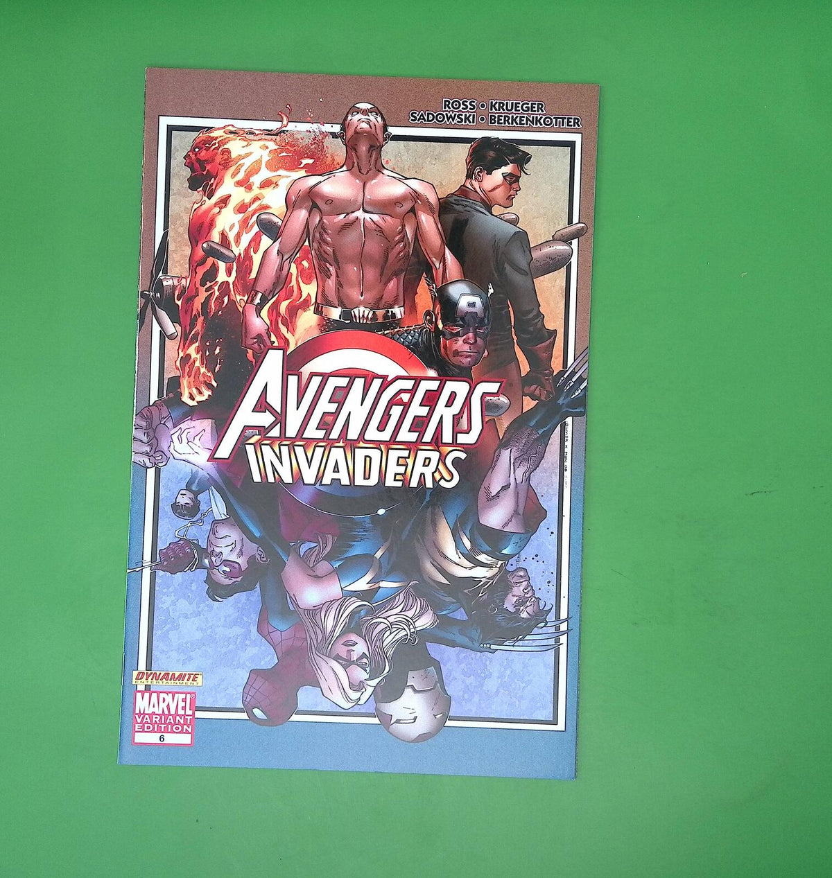 AVENGERS/INVADERS #6B HIGH GRADE VARIANT MARVEL COMIC BOOK TS98-22