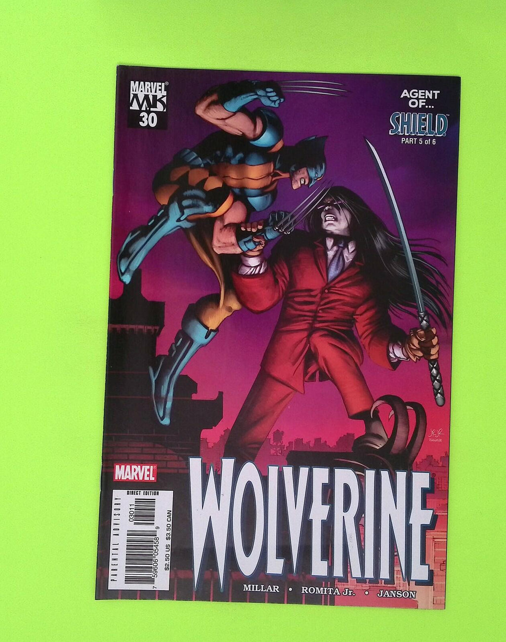 Wolverine #30 Vol. 3 2005 Marvel Comics 8.0 Comic Book X25-236