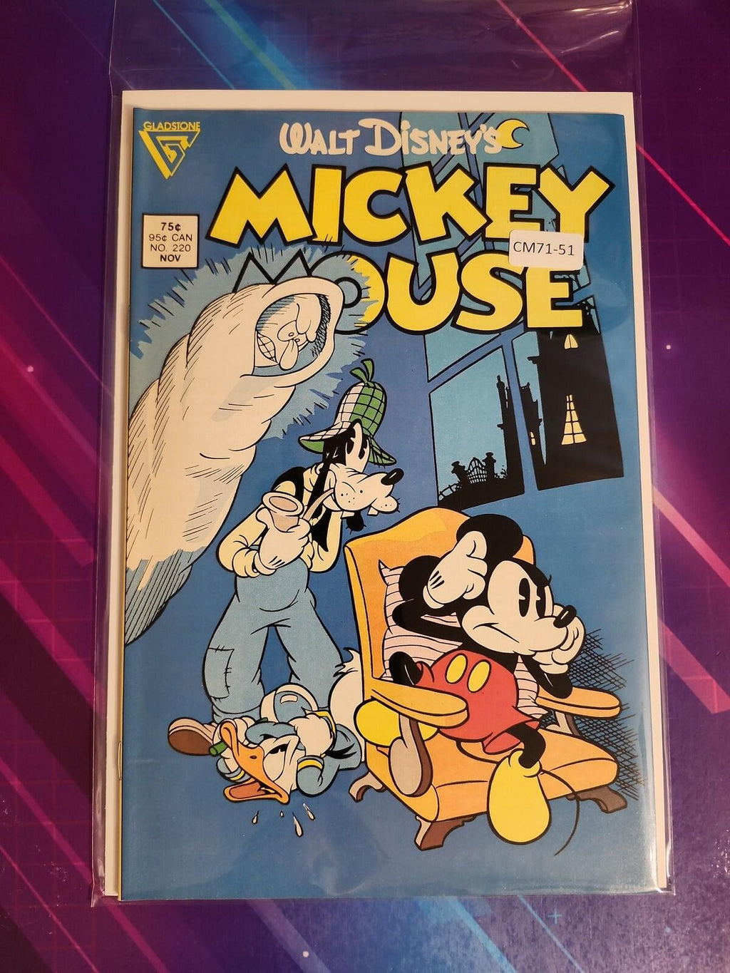 MICKEY MOUSE #220 VOL. 1 HIGH GRADE GLADSTONE COMIC BOOK CM71-51