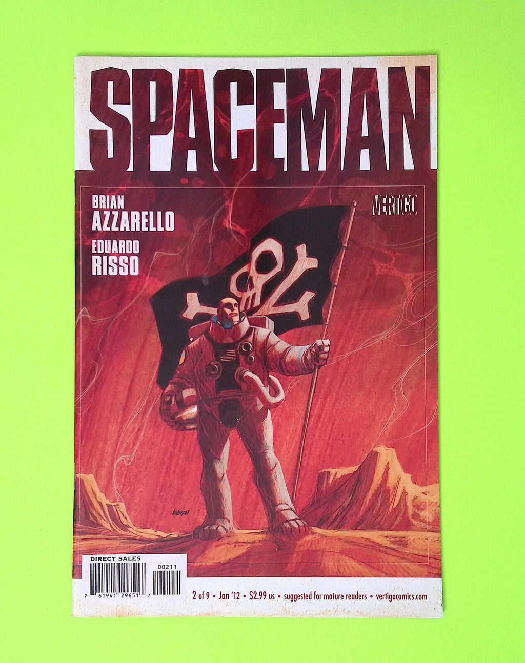Spaceman #2 2012 Vertigo High Grade Comic Book X109-69