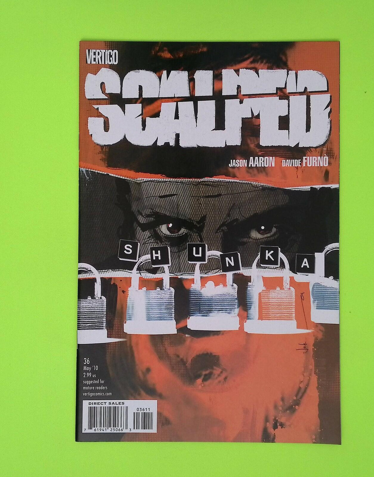 Scalped #36 2010 Vertigo High Grade Comic Book W245-44