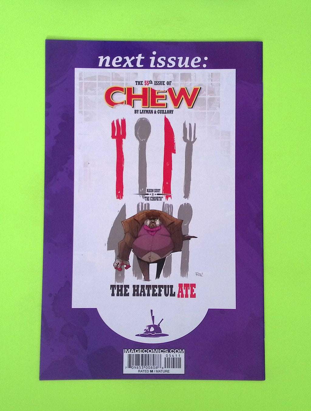 Chew #54 2016 Image Comics High Grade Comic Book R52-28