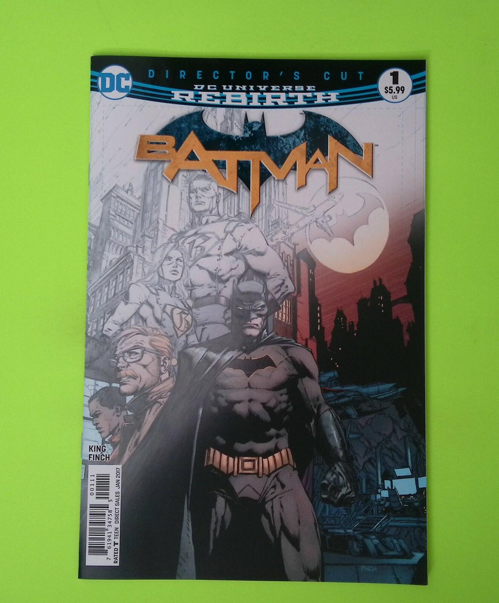 Batman #1c Vol. 3 2017 DC Comics Variant High Grade Comic Book X64-153
