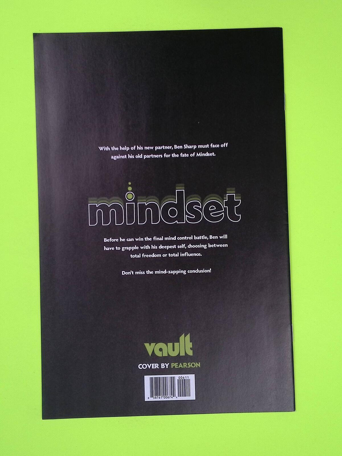 Mindset #6 2022 Vault Comics High Grade Comic Book G8-193