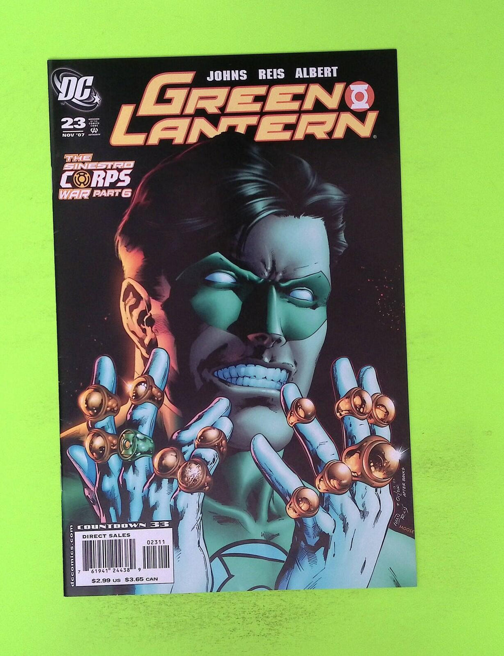 Green Lantern #23 Vol. 4 2007 DC Comics High Grade Comic Book X159-64