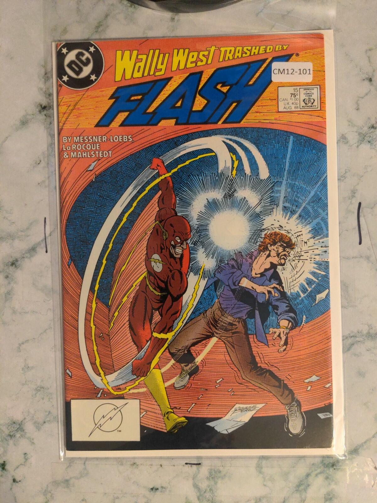 FLASH #15 VOL. 2 9.4 1ST APP DC COMIC BOOK CM12-101