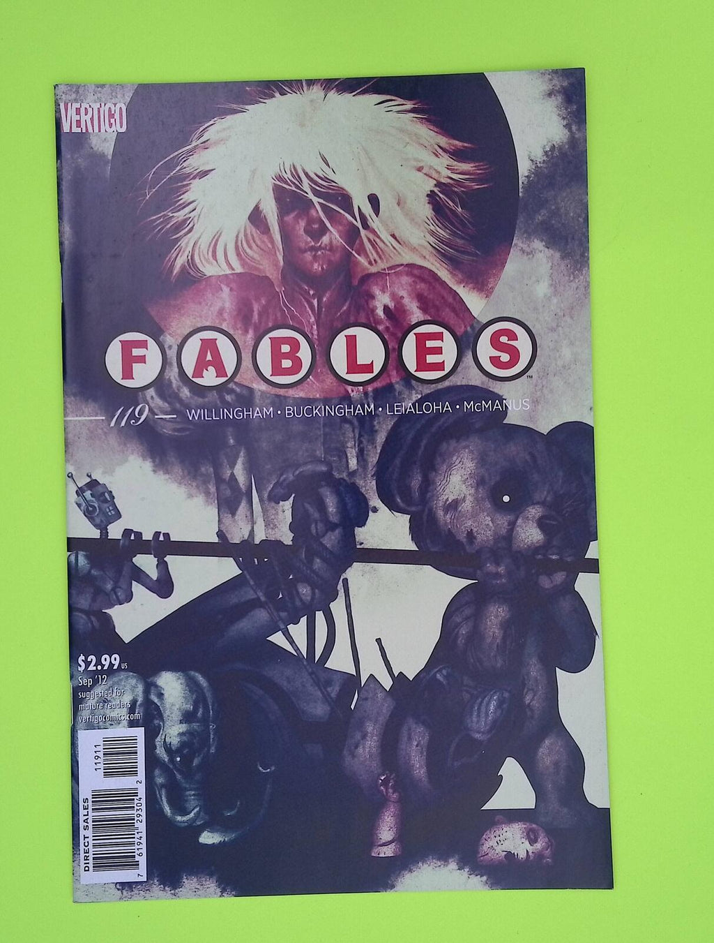 Fables #119 2012 Vertigo High Grade Comic Book A29-10