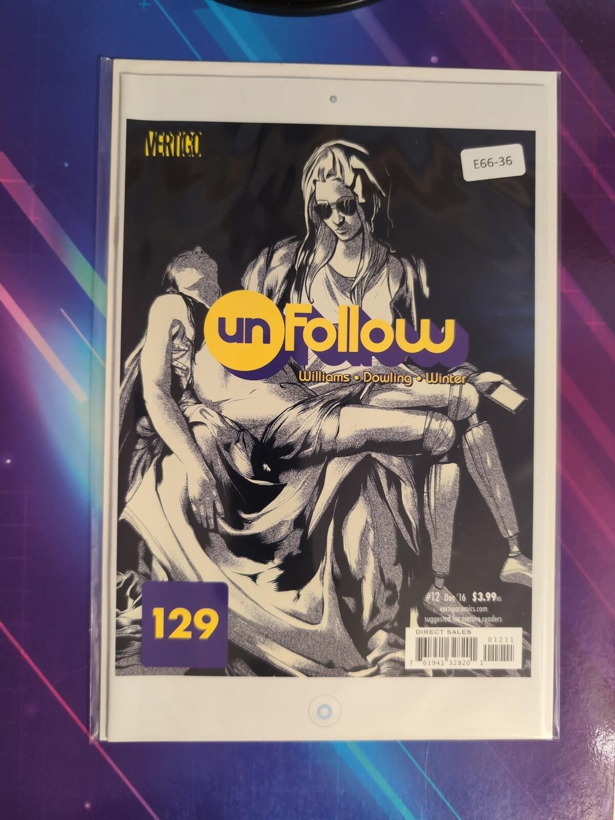 UNFOLLOW #12 HIGH GRADE VERTIGO COMIC BOOK E66-36