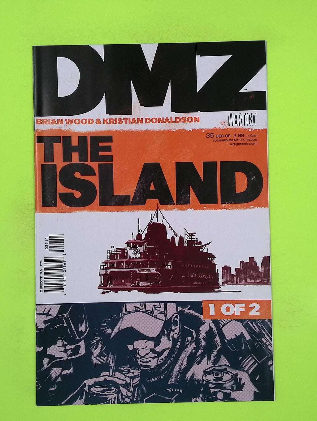 DMZ #35 2008 Vertigo High Grade Comic Book M47-280