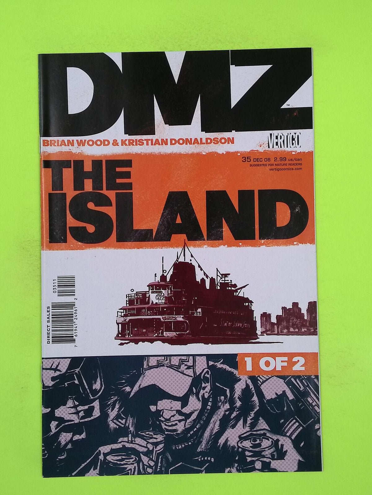 DMZ #35 2008 Vertigo High Grade Comic Book M47-280