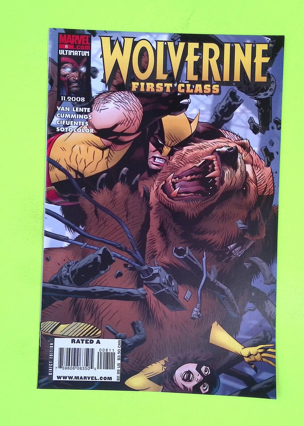 Wolverine First Class #8 2008 Marvel Comics High Grade Comic Book G41-249