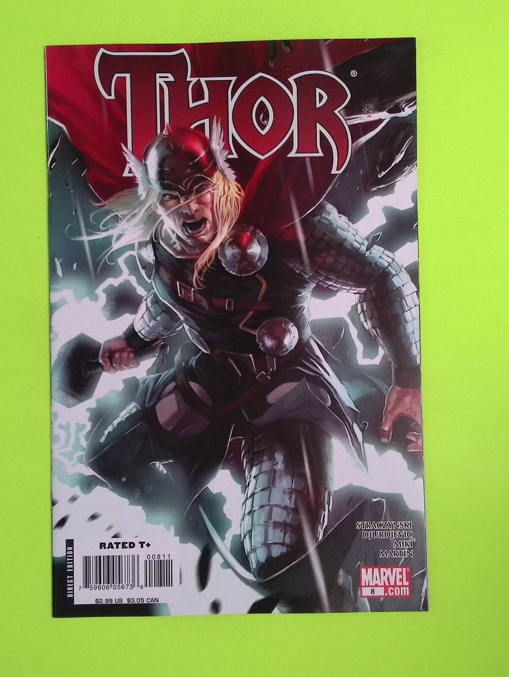 Thor #8 Vol. 3 2008 Marvel Comics 8.0 Comic Book M39-277