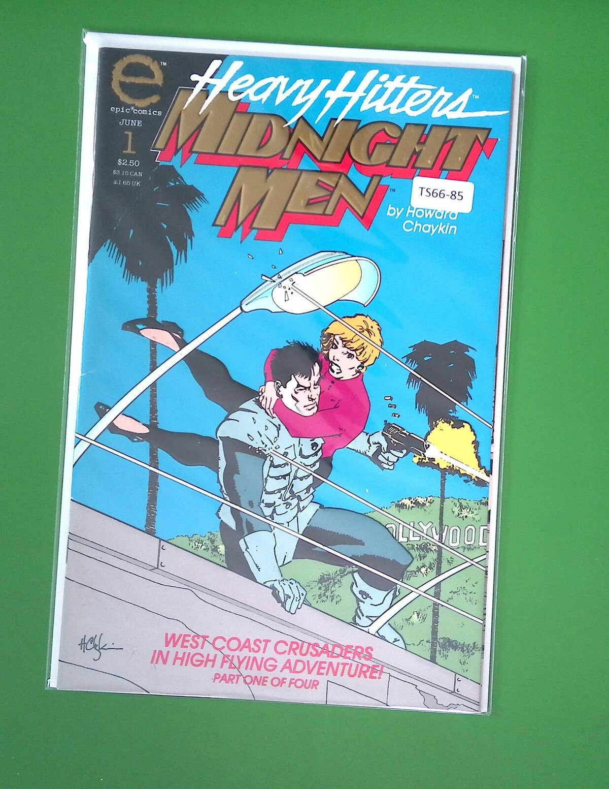 MIDNIGHT MEN #1 MINI 7.0 EPIC COMIC BOOK TS66-85
