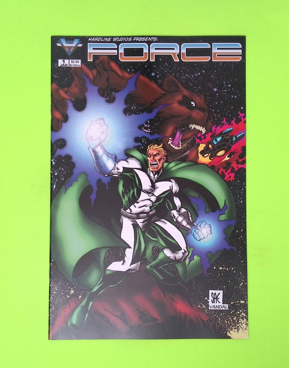 Force #1 2000 Hardline Studios High Grade Comic Book W124-204