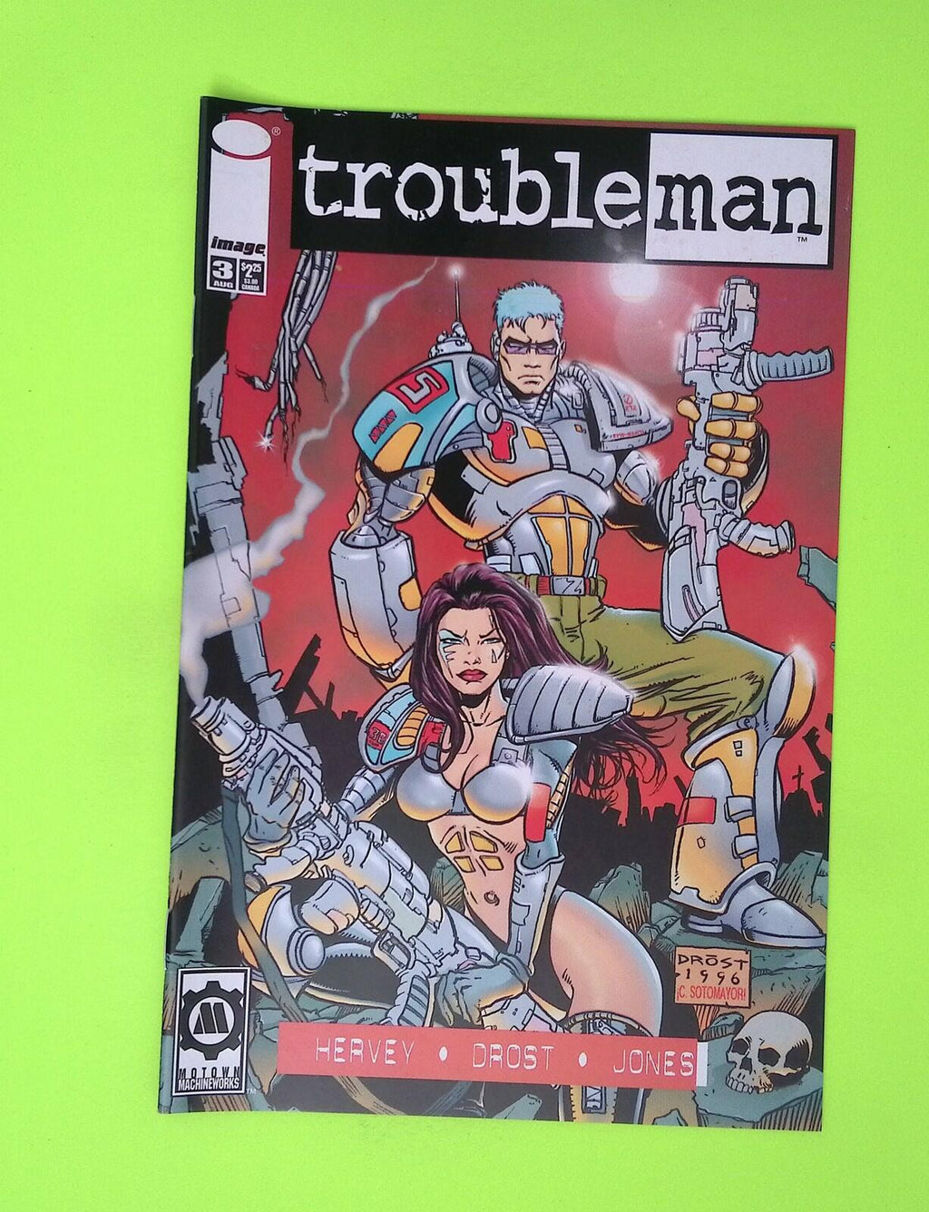 Troubleman #3 1996 Image Comics High Grade Comic Book X5-226