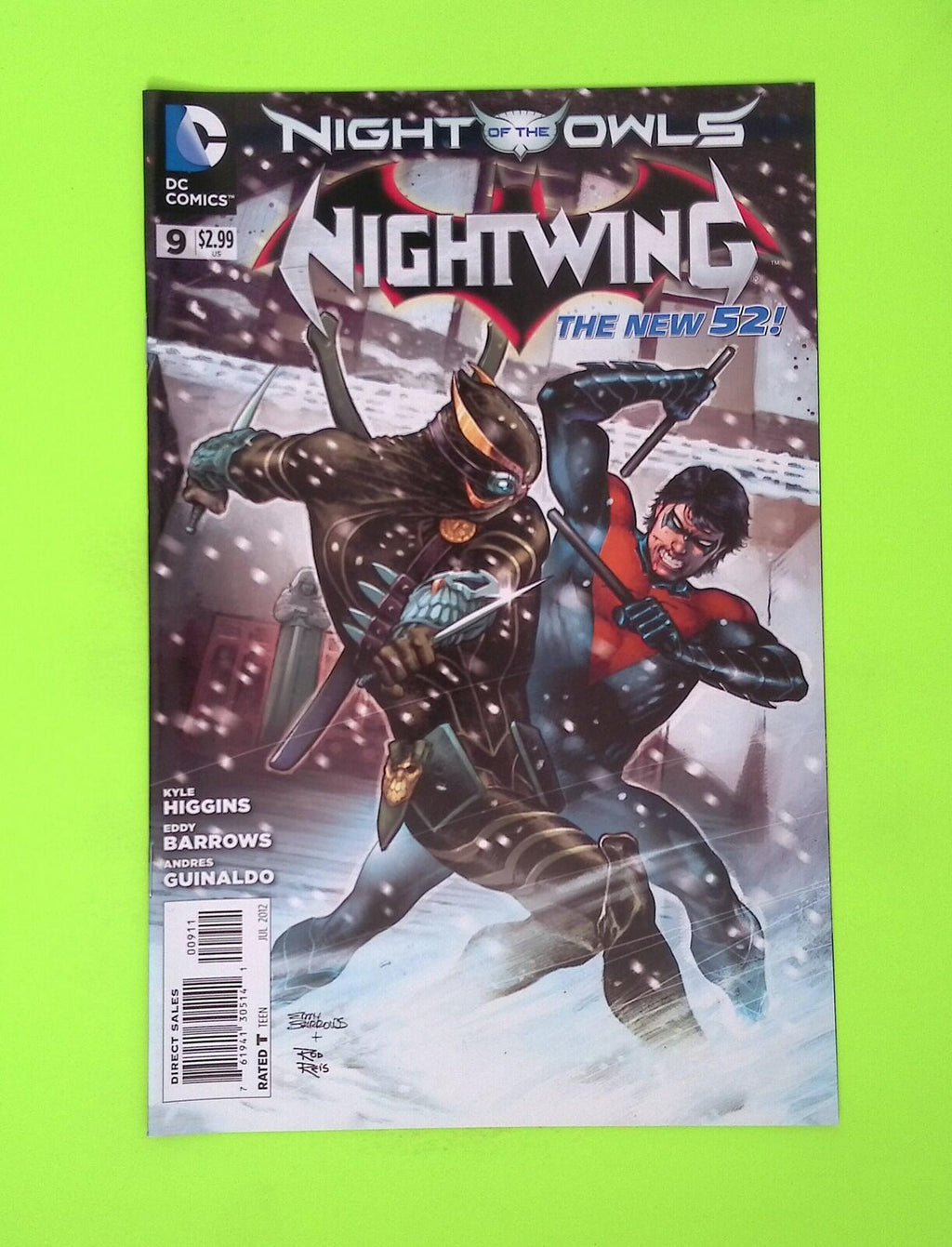 Nightwing #9 Vol. 3 2012 DC Comics 9.4 Comic Book R87-260