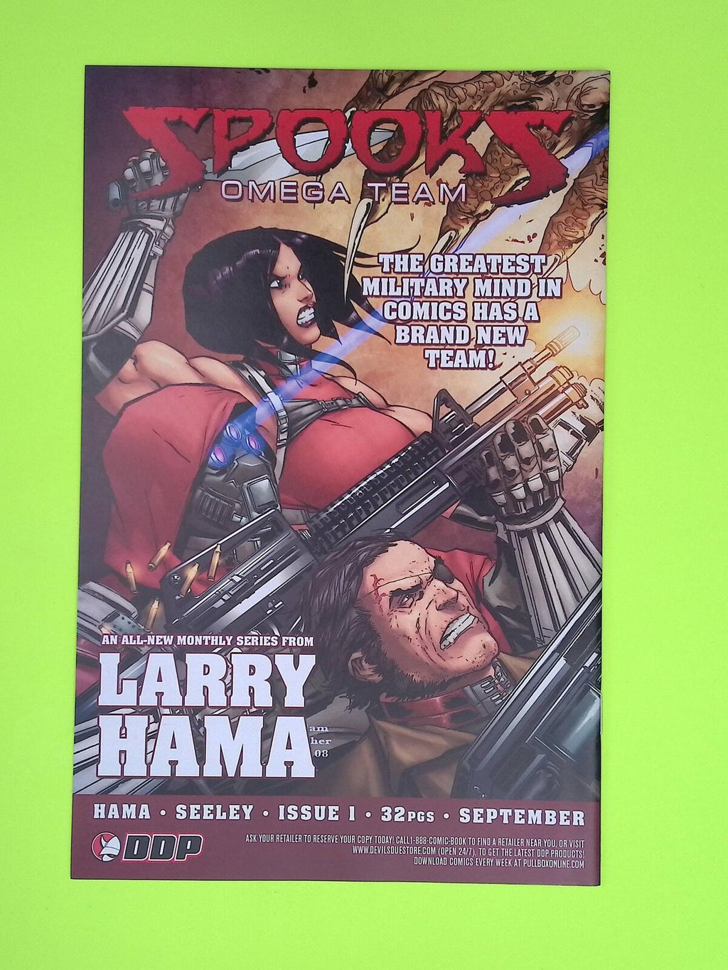 Spooks Omega Team #0 2008 Devil's Due Publishing 7.0 Comic Book K54-39