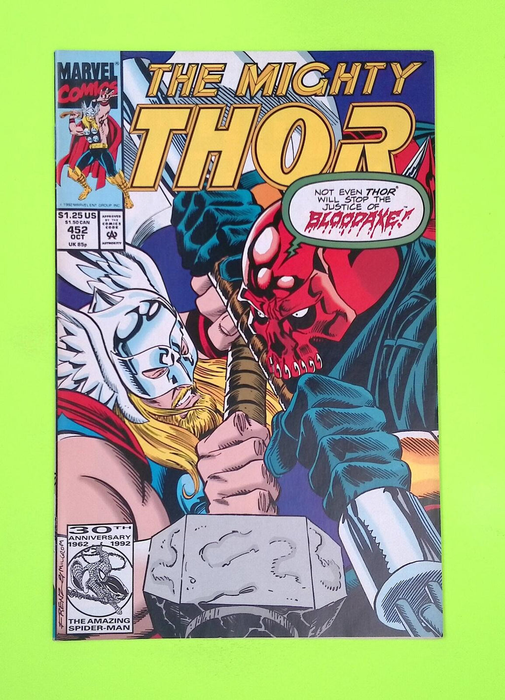 Thor #452 Vol. 1 1992 Marvel Comics 8.0 Comic Book A42-3