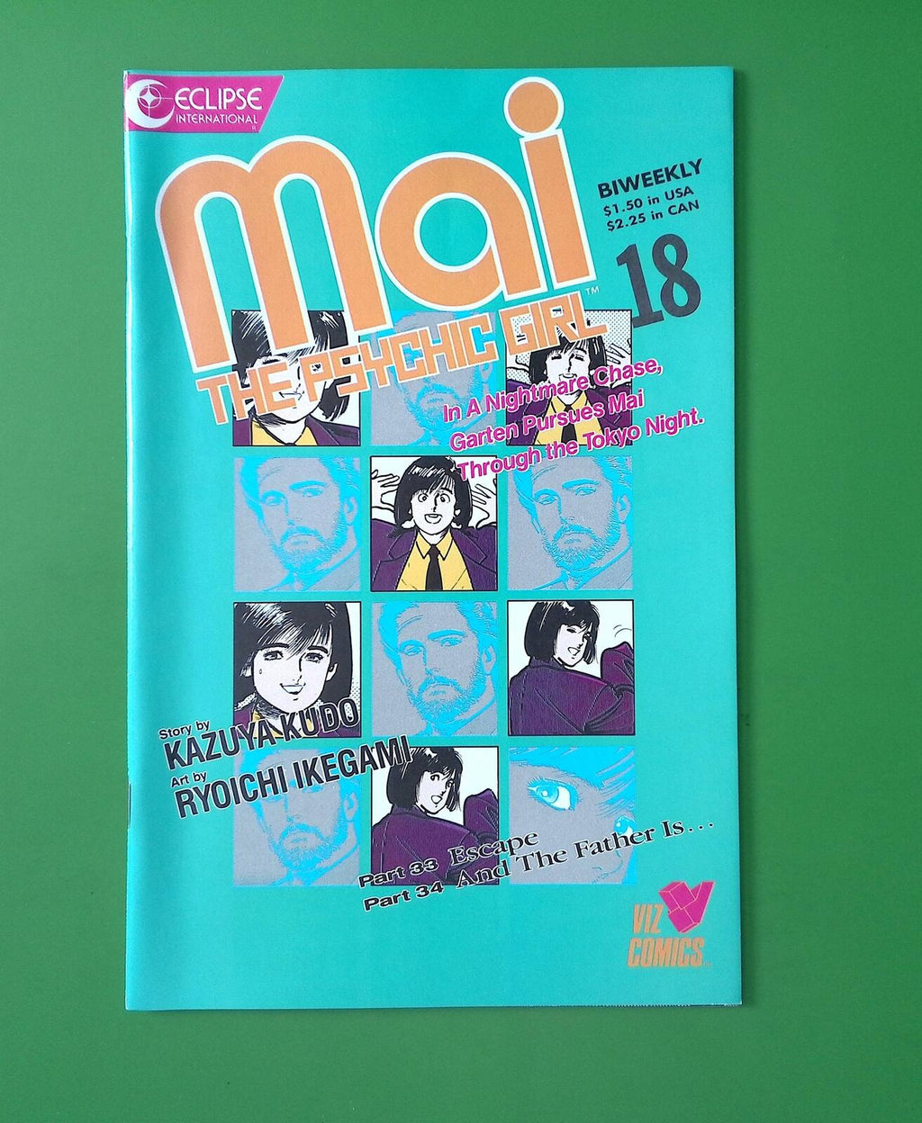 MAI, THE PSYCHIC GIRL #18 HIGH GRADE ECLIPSE COMIC BOOK TS74-104