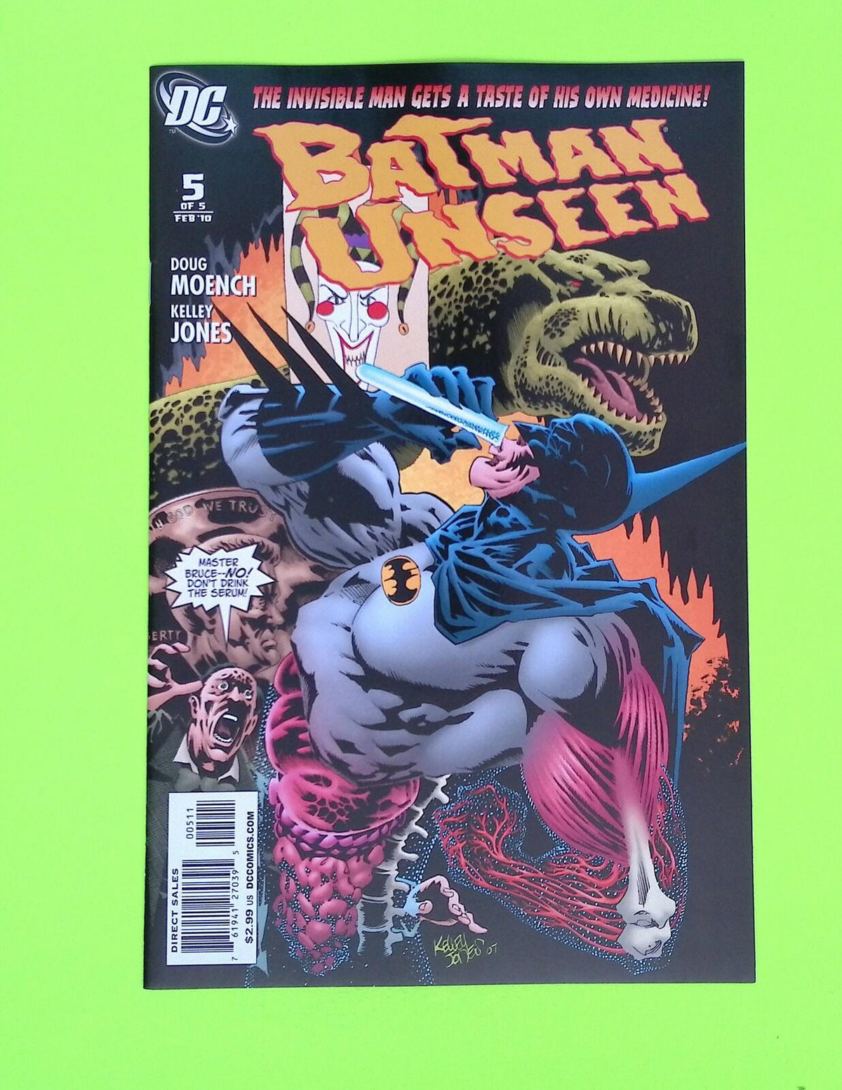 Batman Unseen #5 2010 DC Comics 8.0 Comic Book W150-21