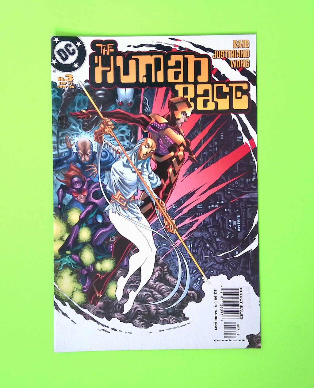 The Human Race #3 2005 DC Comics Higher Grade Comic Book W320-144