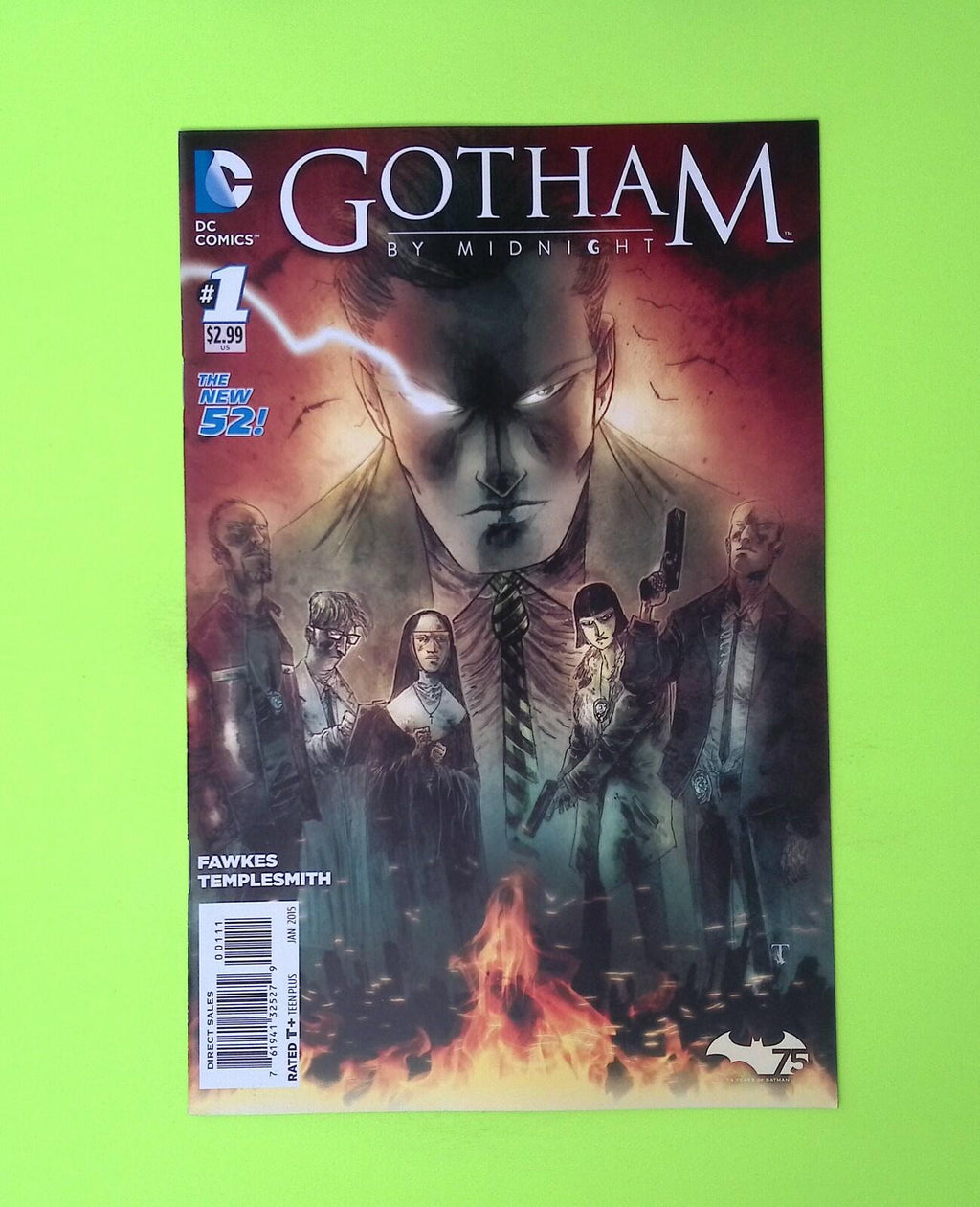 Gotham by Midnight #1 2015 DC Comics High Grade Comic Book Q12-178