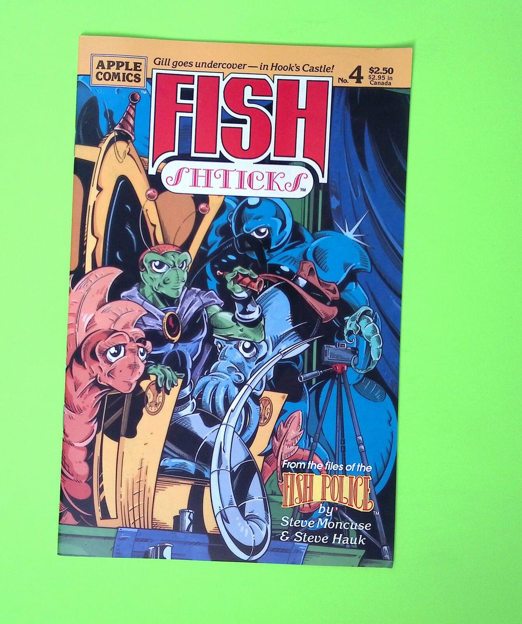 Fish Shticks #4 Apple Comics High Grade Comic Book W342-242