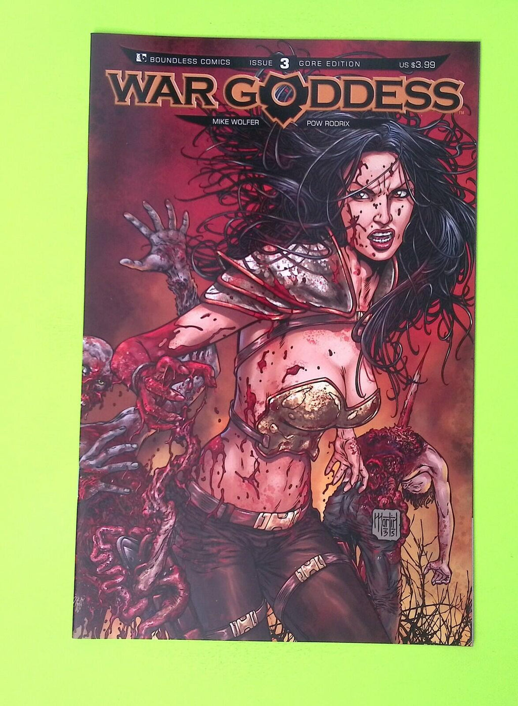War Goddess #3c 2011 Boundless Comics Variant High Grade Comic Book W32-213