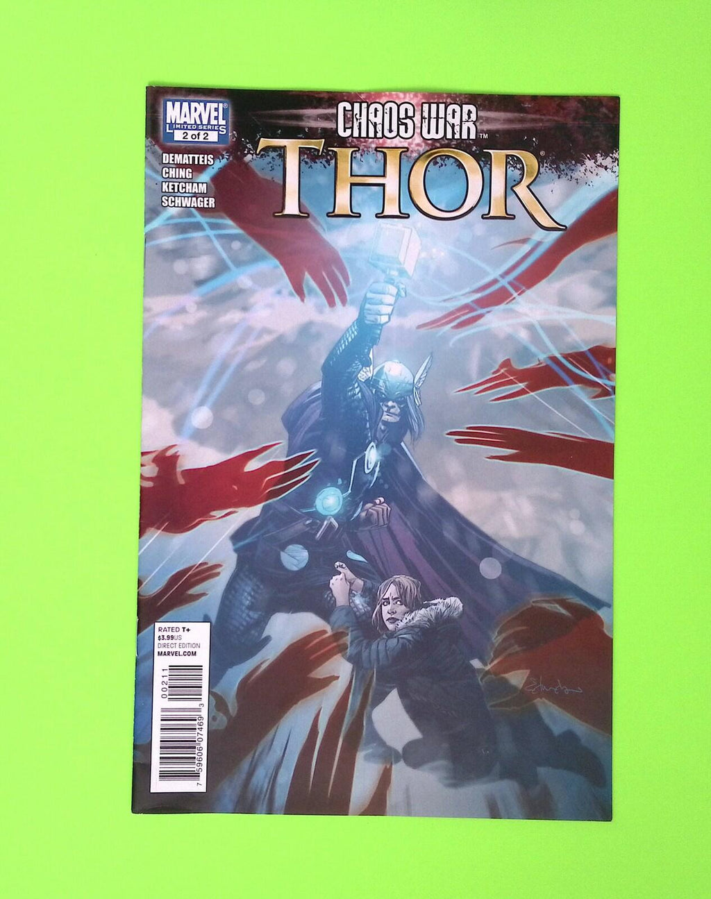 Chaos War Thor #2 2011 Marvel Comics Higher Grade Comic Book X300-11