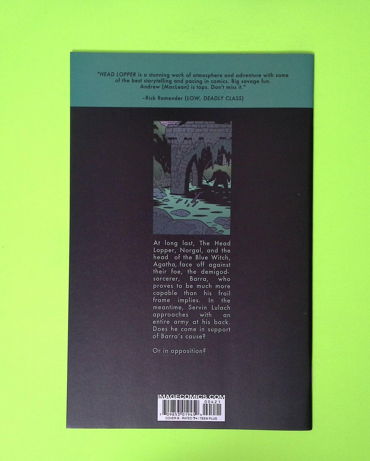 Head Lopper #4b 2016 Image Comics Variant High Grade Comic Book Q68-236