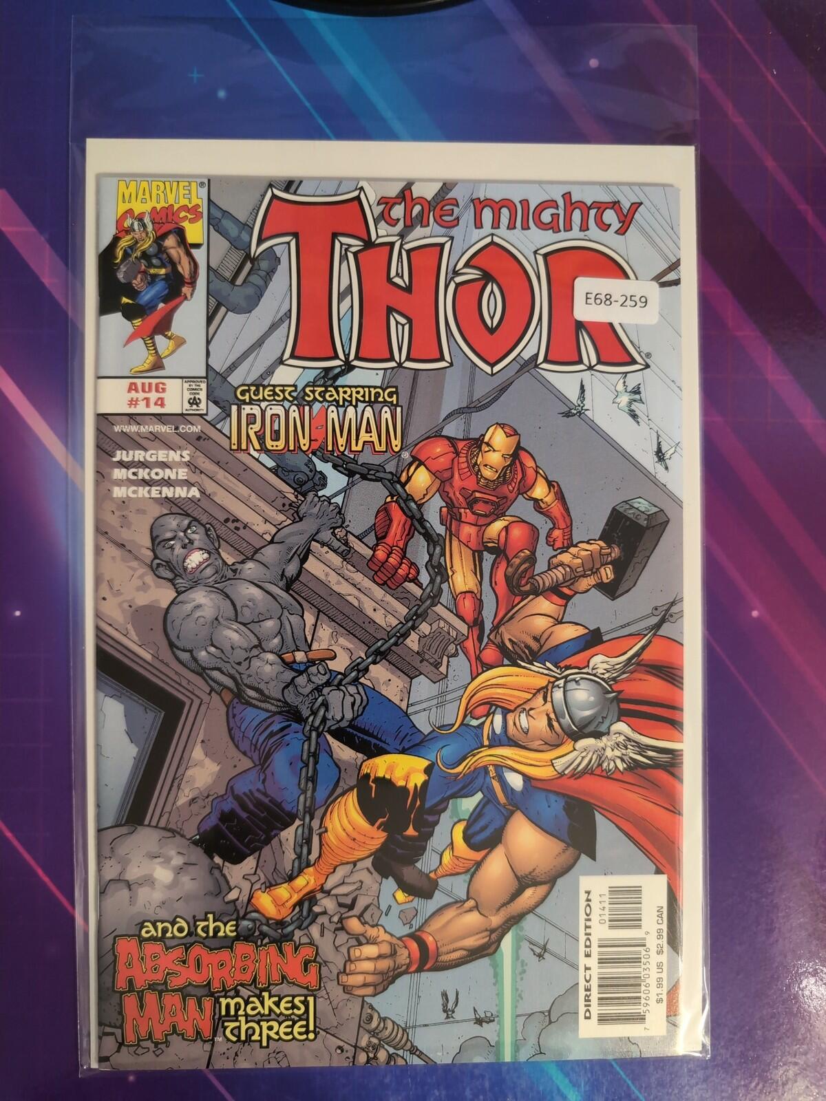 THOR #14 VOL. 2 HIGH GRADE 1ST APP MARVEL COMIC BOOK E68-259