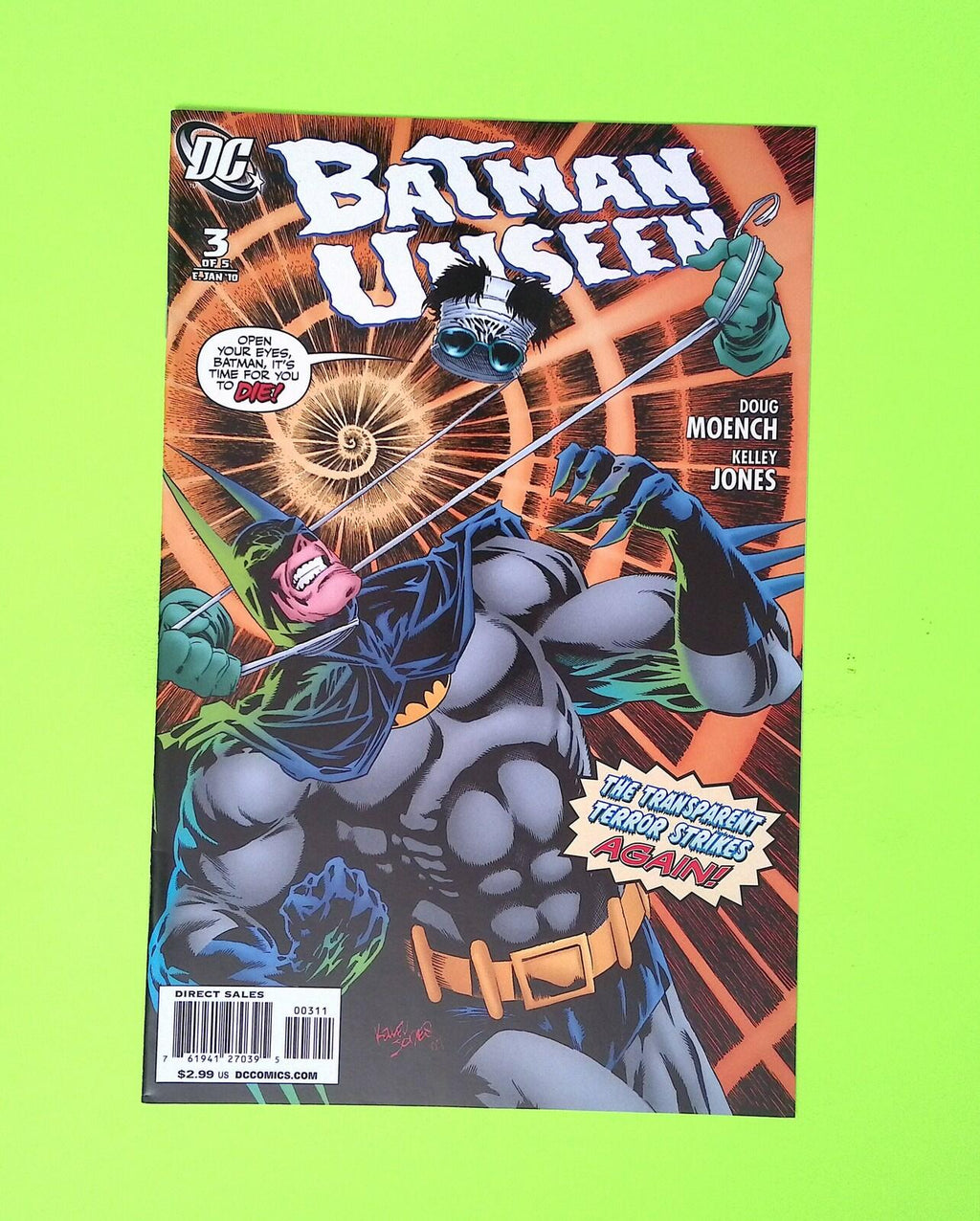Batman Unseen #3 2010 DC Comics Higher Grade Comic Book X240-15