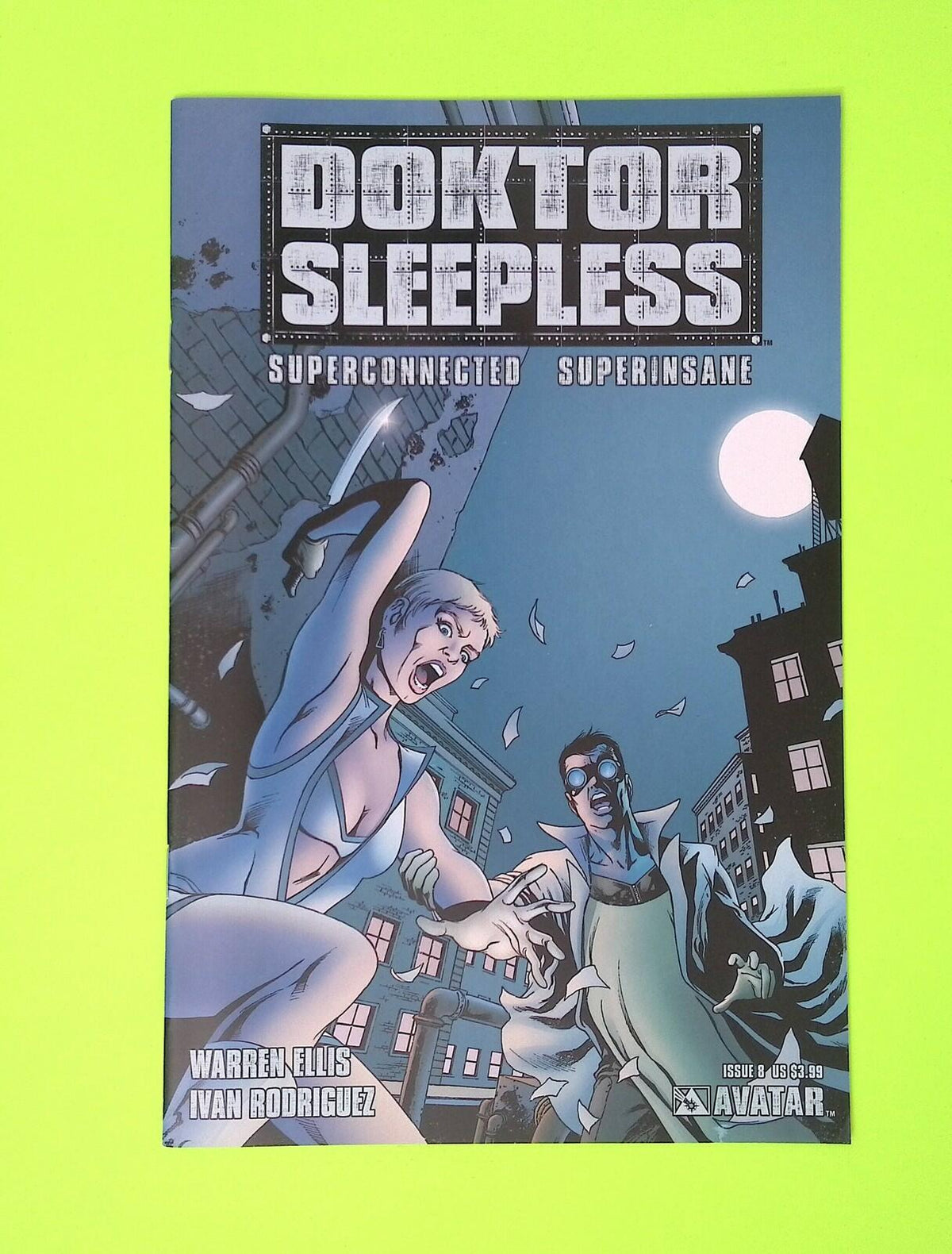 Doktor Sleepless #8 2008 Avatar Press High Grade Comic Book W71-62