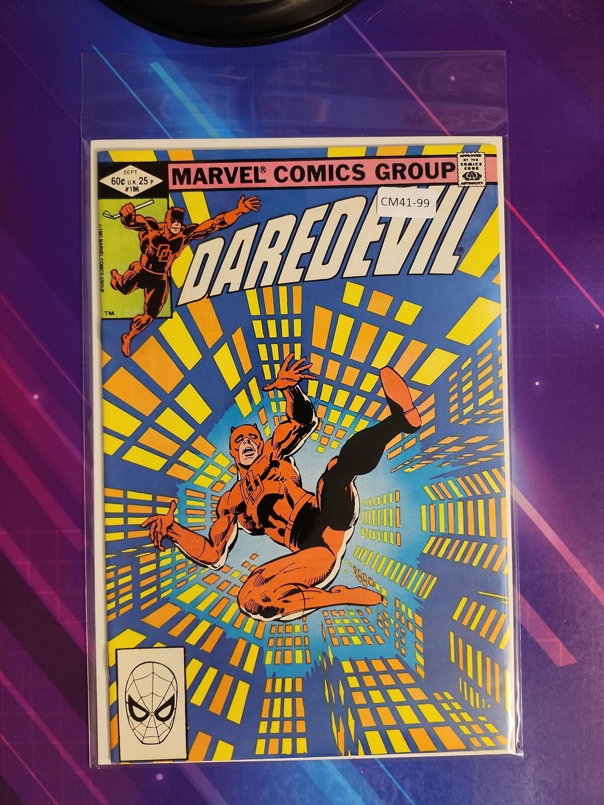 DAREDEVIL #186 VOL. 1 9.2 MARVEL COMIC BOOK CM41-99