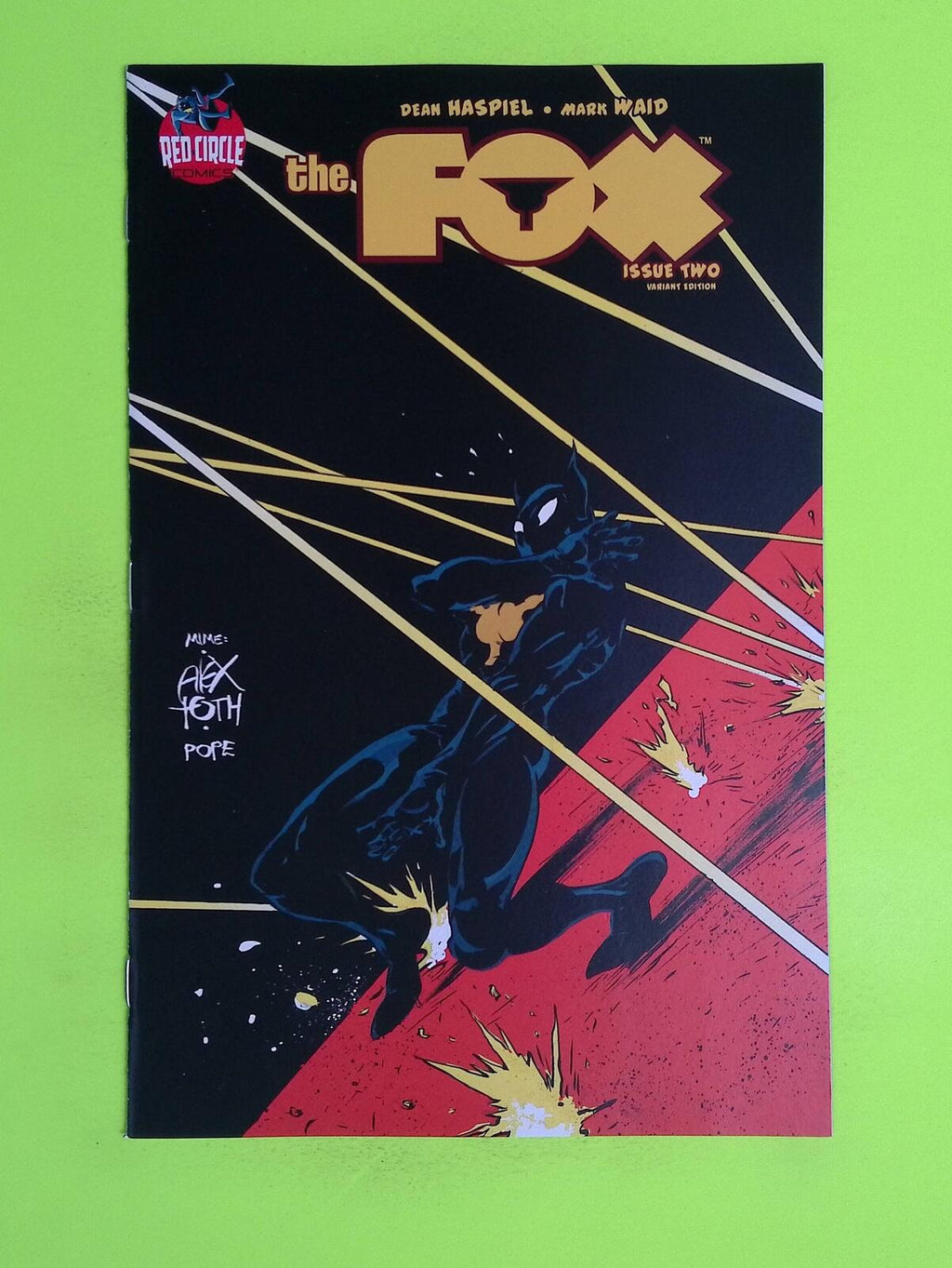 The Fox #2b Vol. 1 Red Circle Comics Variant High Grade Comic Book M34-172